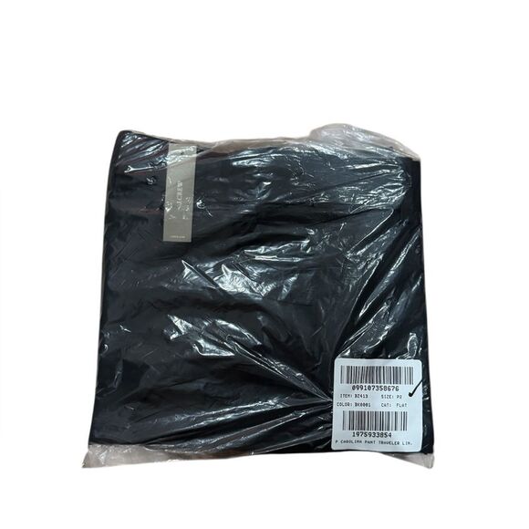 NWT J Crew Carolina Flare Pant In Stretch Linen Blend in Black - Picture 8 of 8